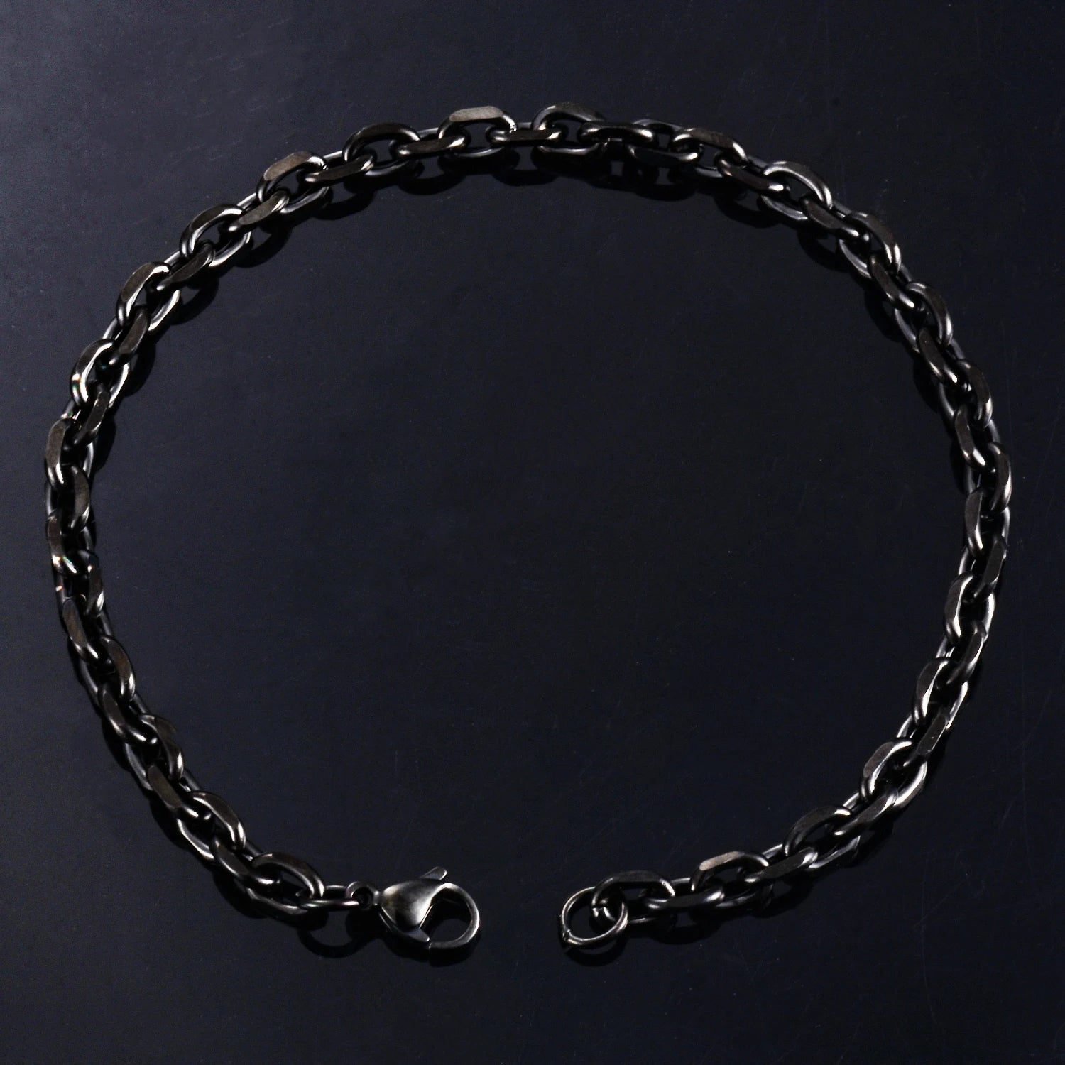 Stainless Steel O Shape Link Chain Bracelet