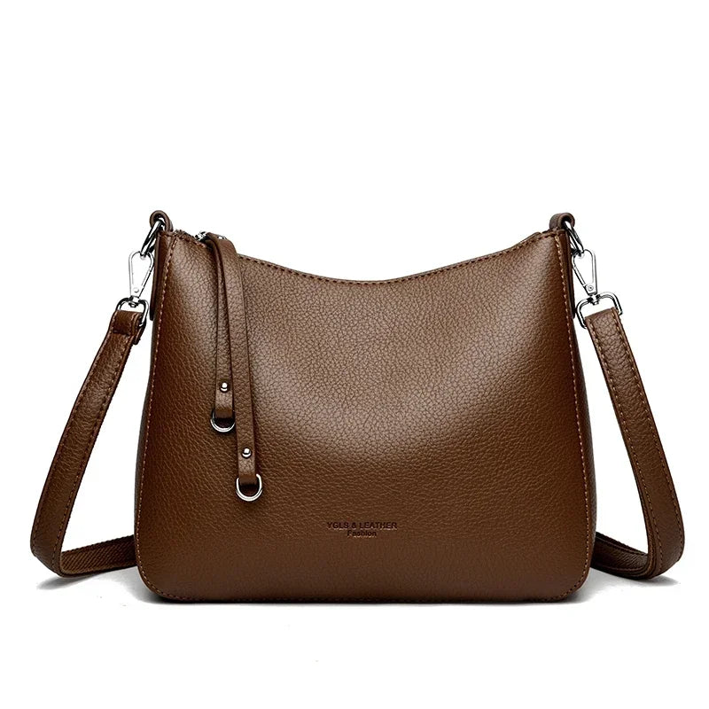 Genuine Leather Luxury Crossbody Shoulder Bag