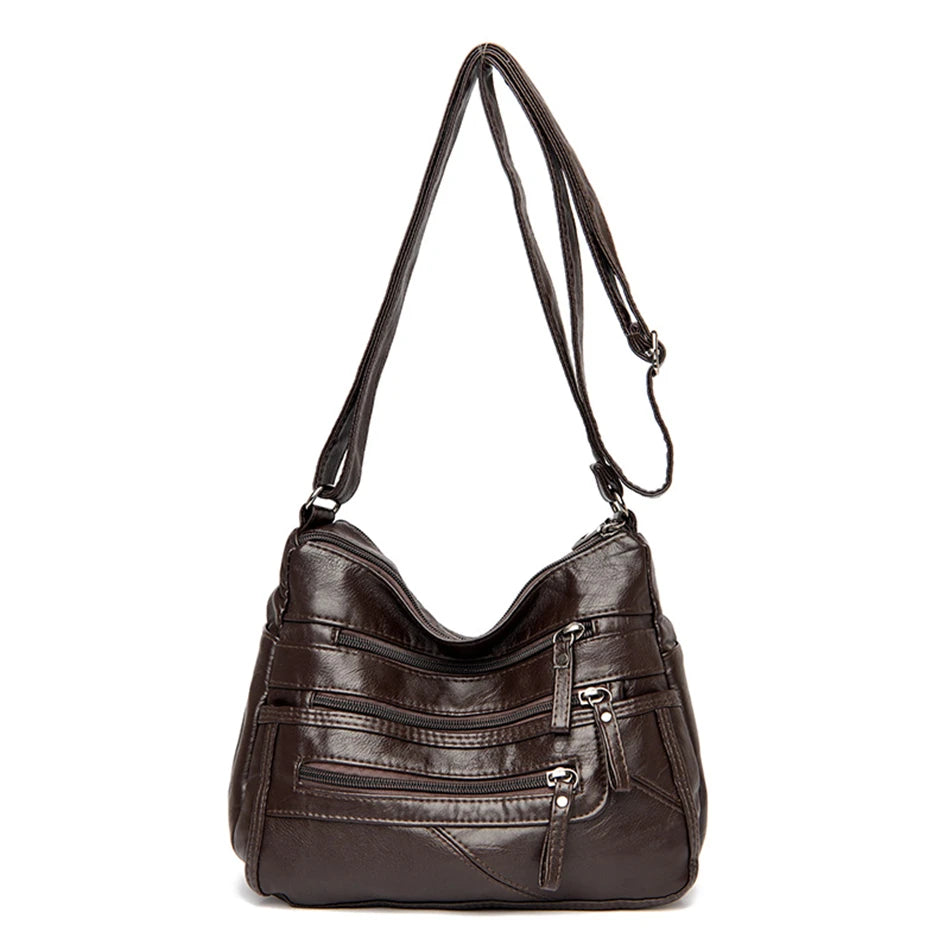 High-Quality PU Leather Crossbody Bag