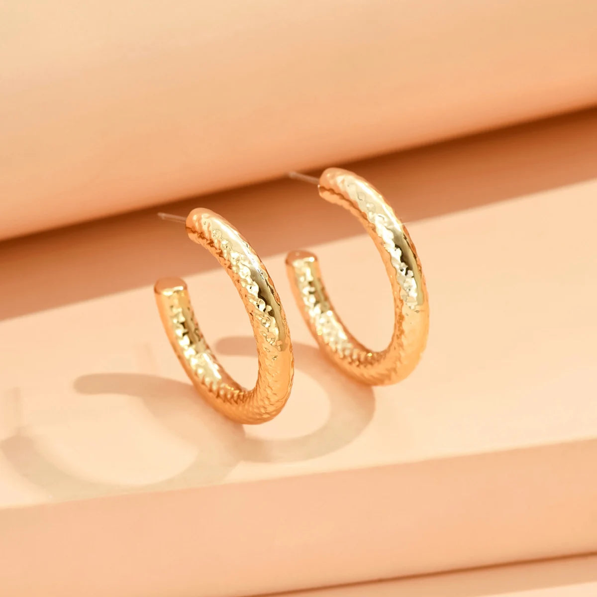Geometric Irregular Metallic Earrings
