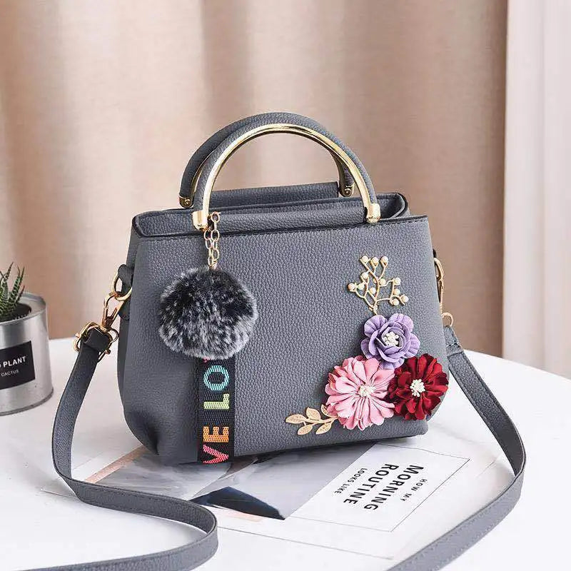 3D Flower Mini Crossbody Handbag