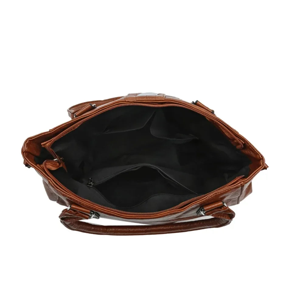 Vintage Soft Leather Handbag for Women