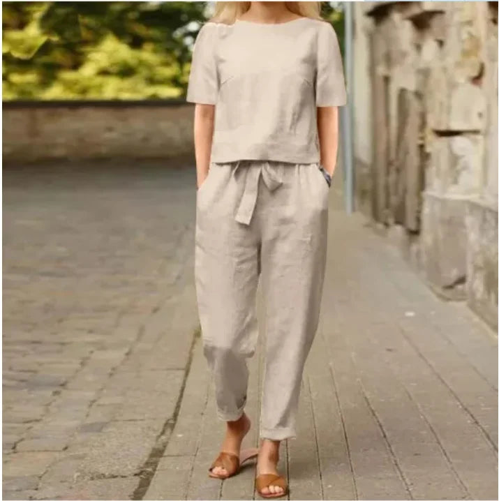 Women's Cotton & Linen Summer Set