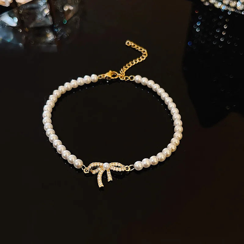 Luxury AAA Zircon Opal Clover Adjustable Bracelet