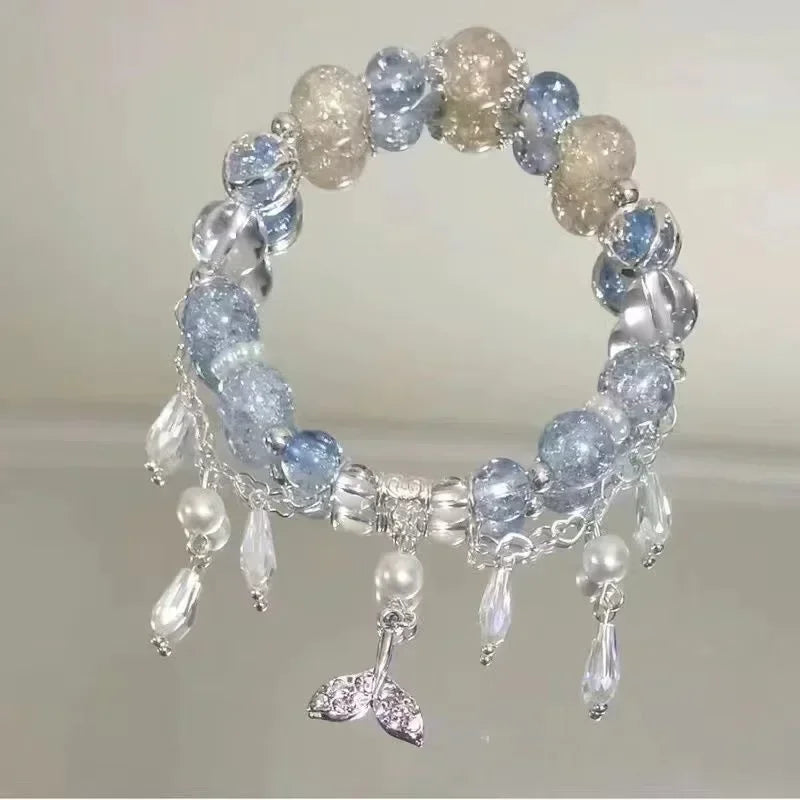 Personalized Bead Tassel Bracelet for Women