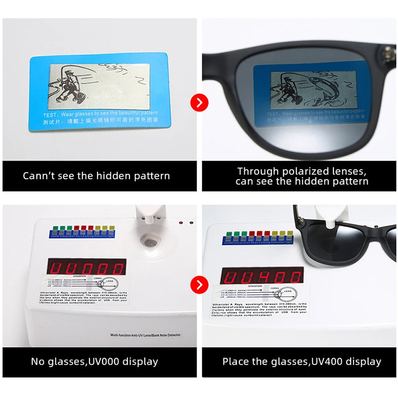 2140 Classic Square Polarized Sunglasses for Men & Women