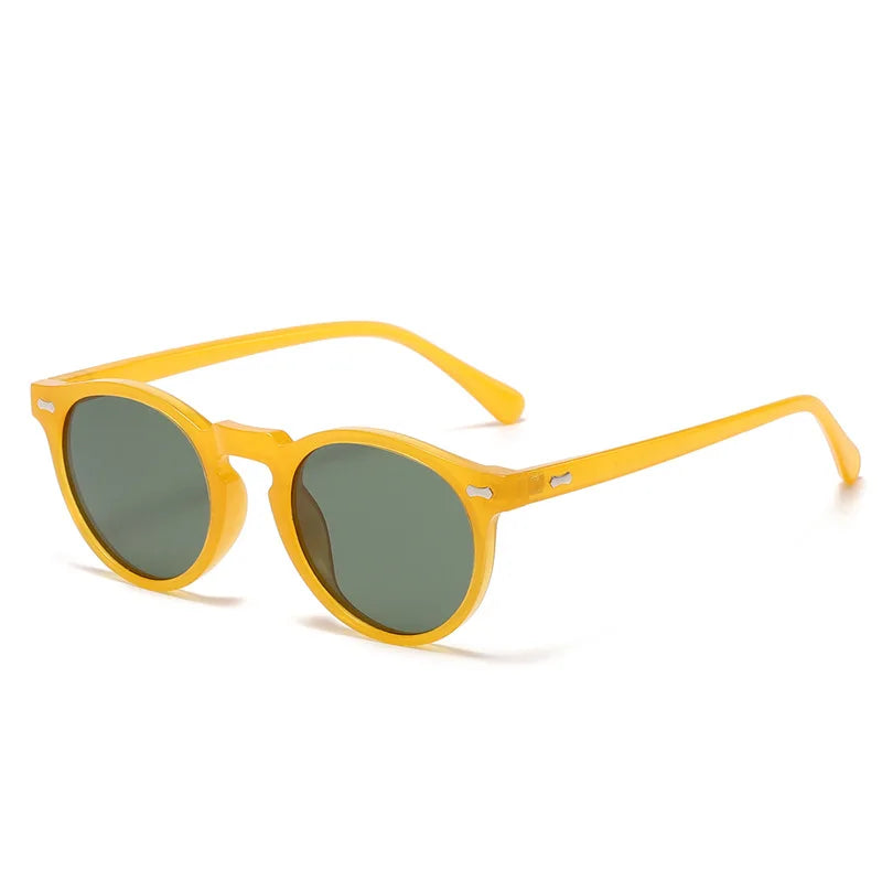 Retro Round Polarized Sunglasses for Men & Women