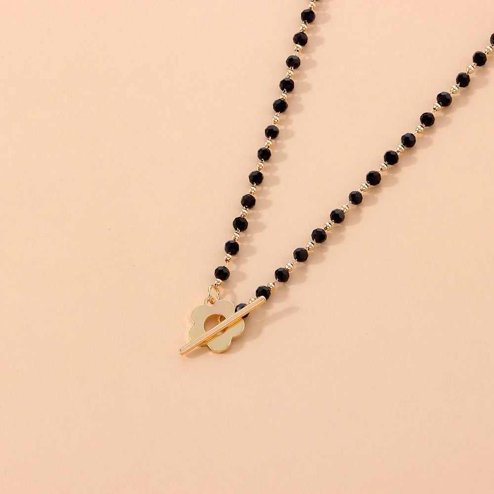 Luxury Black Crystal Butterfly Necklace