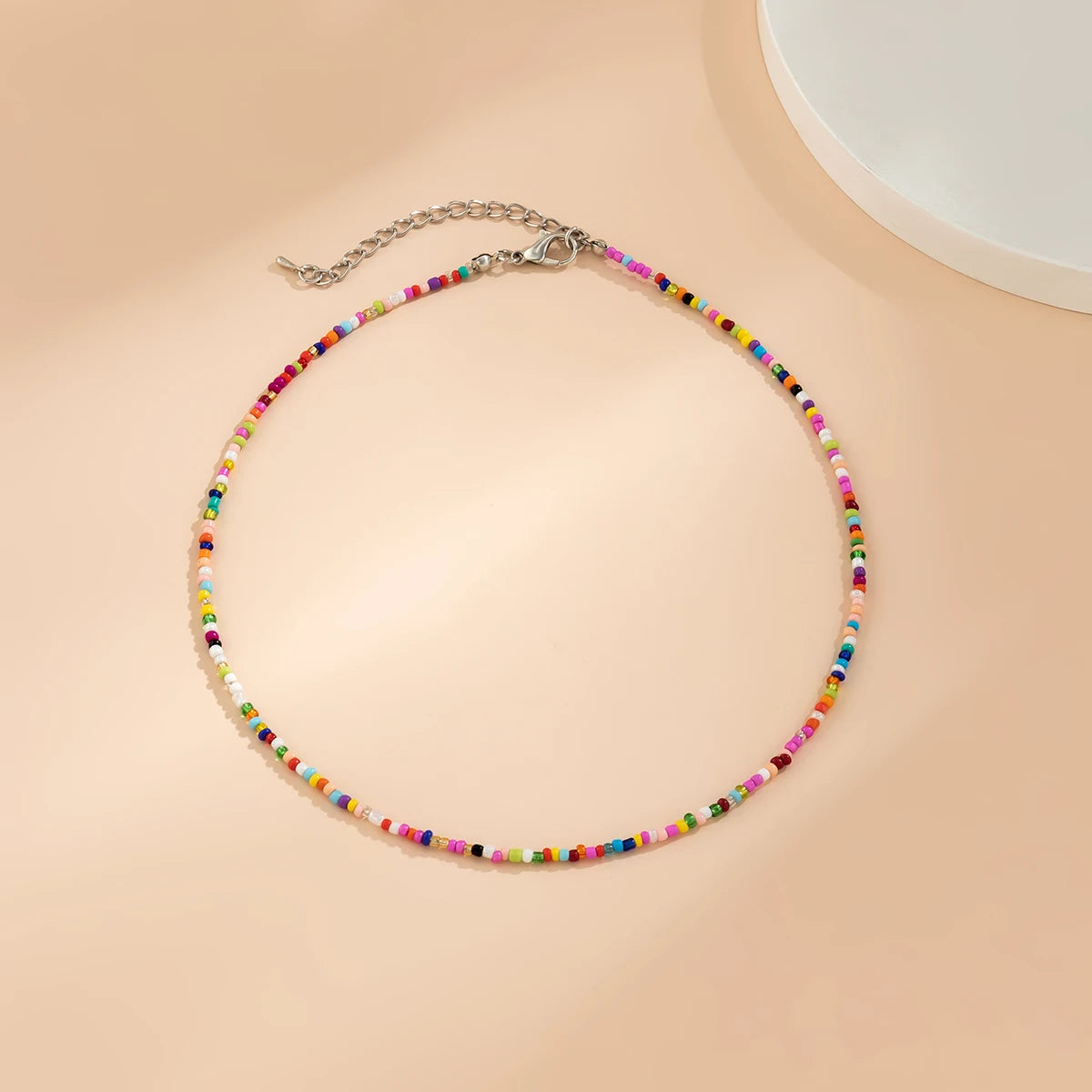 Bohemian Multicolour Seed Beads Necklace