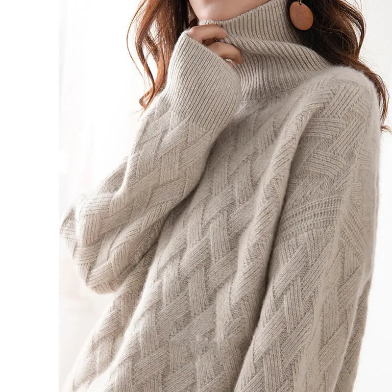 Loose Oversize Cashmere Sweater for Women