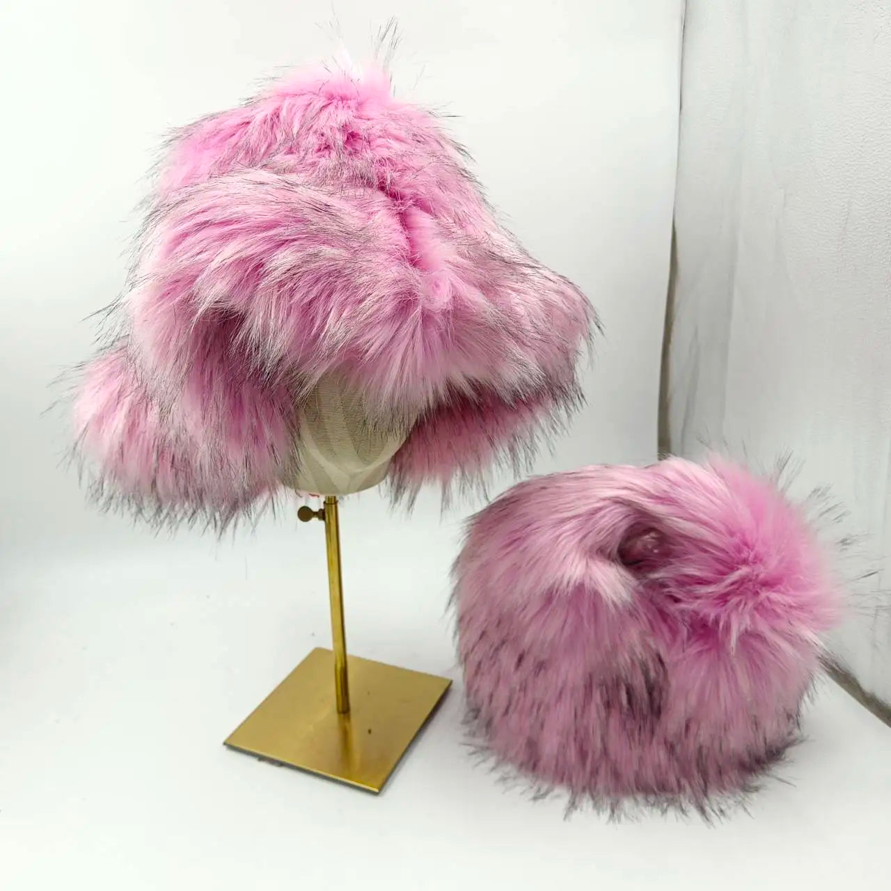 Punk Rock Style Women's Ball Bag Y2K bucket hat