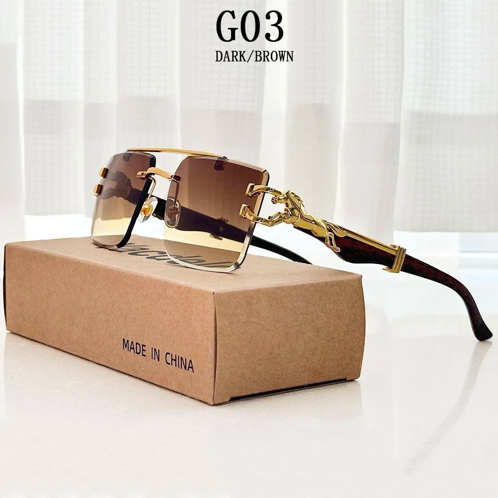 Vintage Square Sunglasses for Men & Women