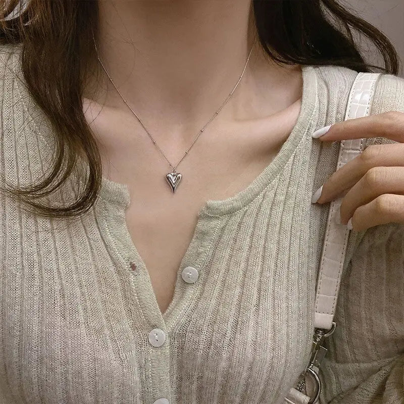 Crystal Zircon Butterfly Pendant Necklace