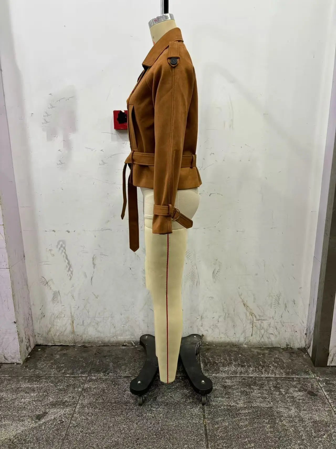 Autumn Winter Women Vintage Suede Jacket Coat