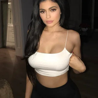 Sexy Black Halter Crop Tank Top