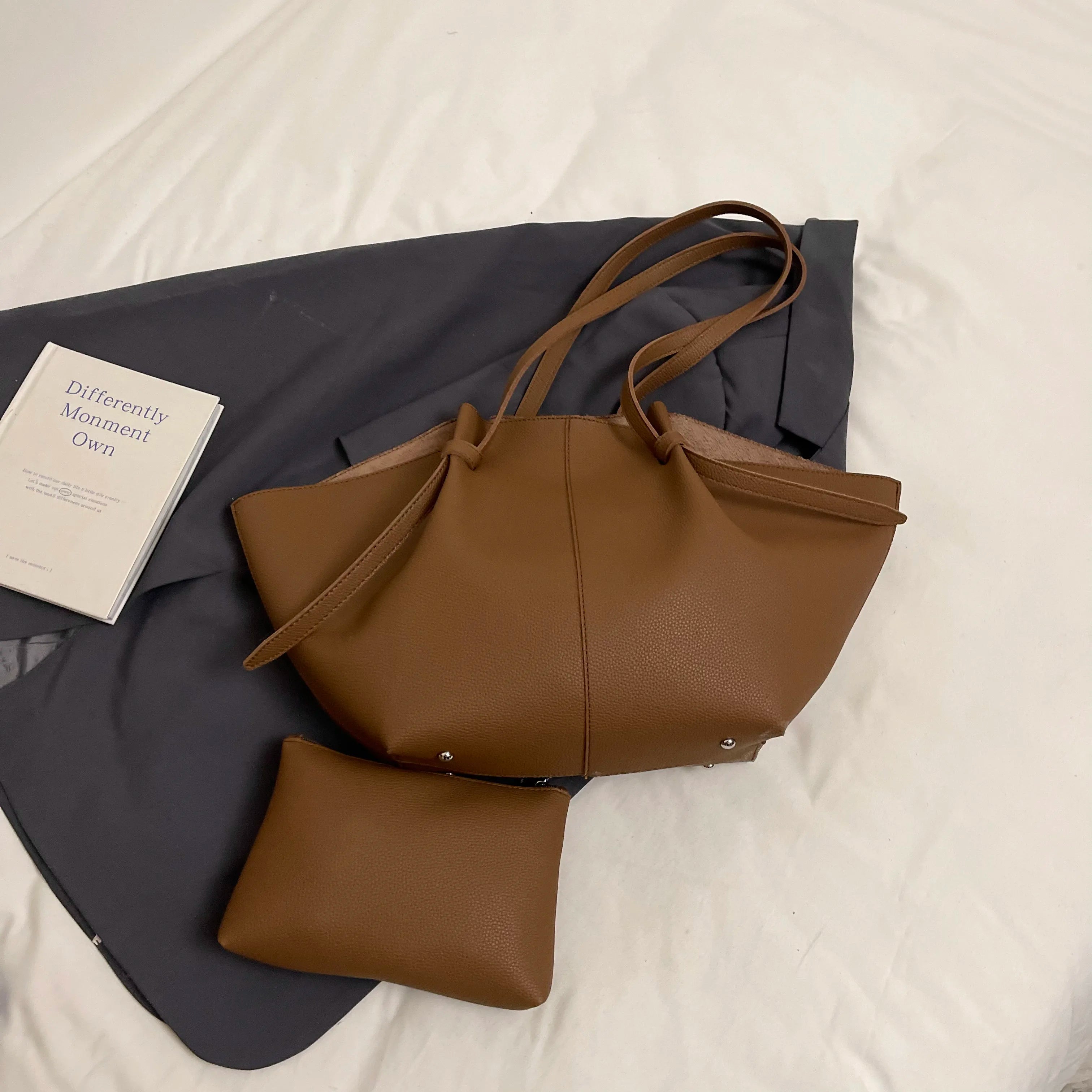 2025 Luxury Designer 2-in-1 Tote Set