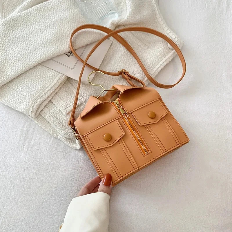Casual 3D Jacket Style Crossbody Bag