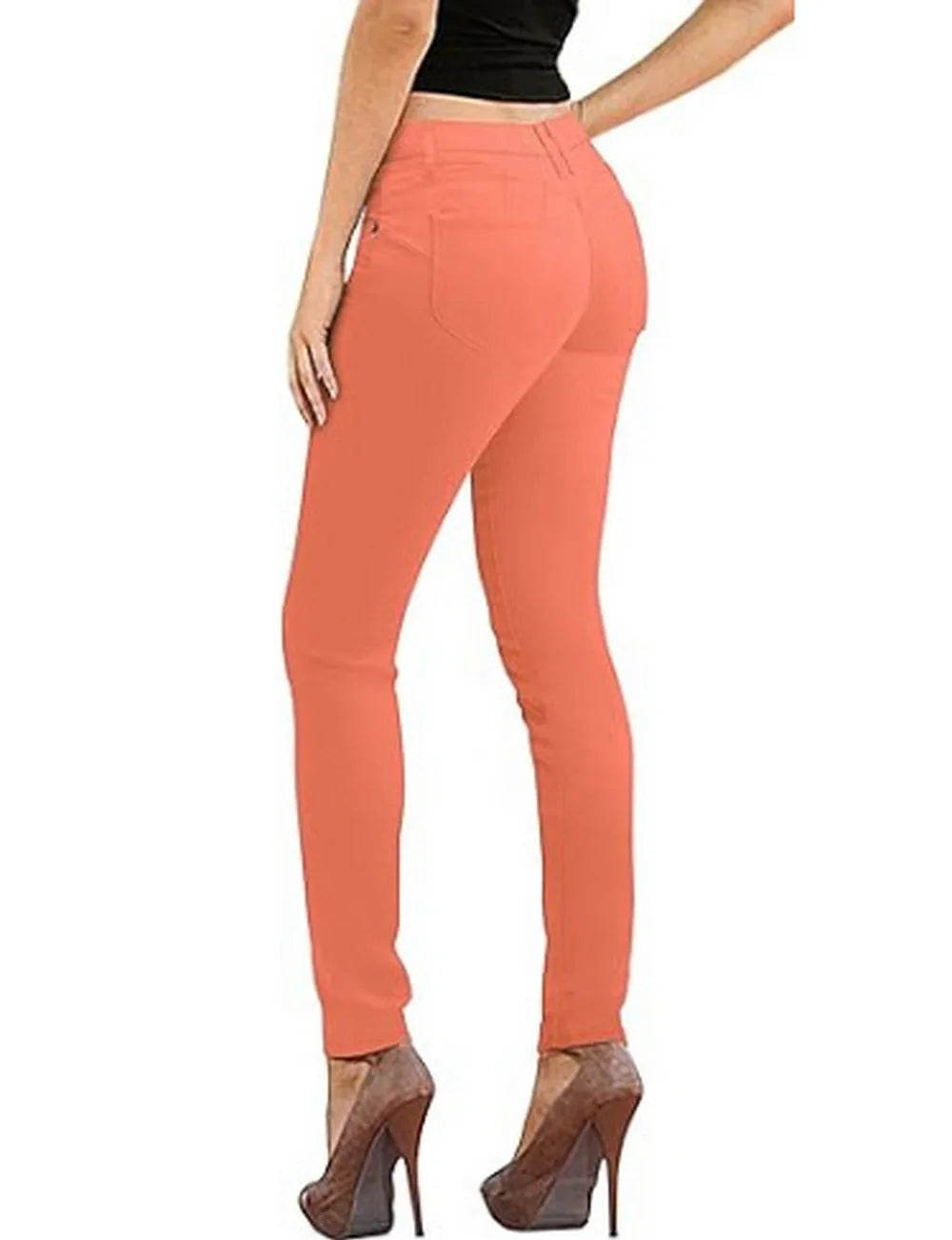 Casual Stretchy White Skinny Jeans