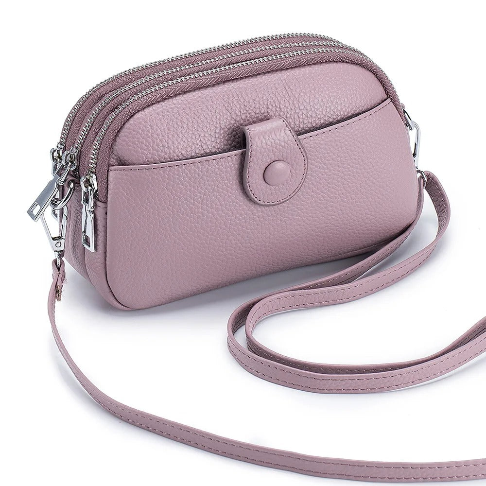Genuine Leather Mini Crossbody Bag