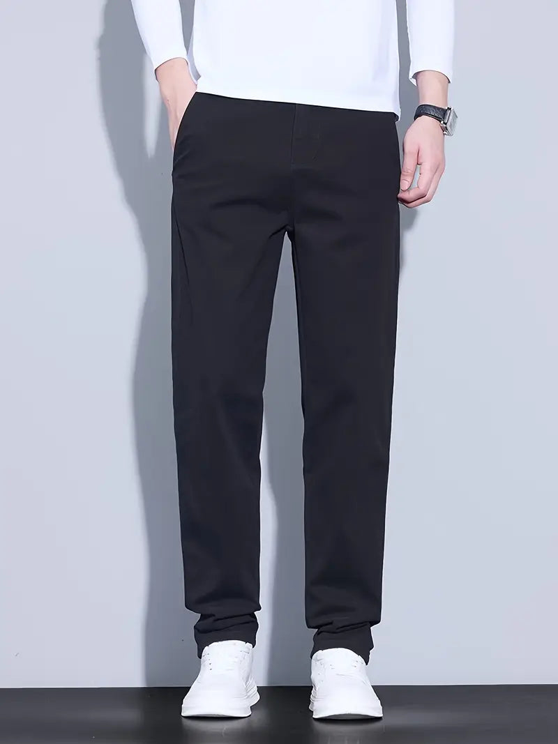 Men'S Classic-Fit Stretch Casual Chino Pants