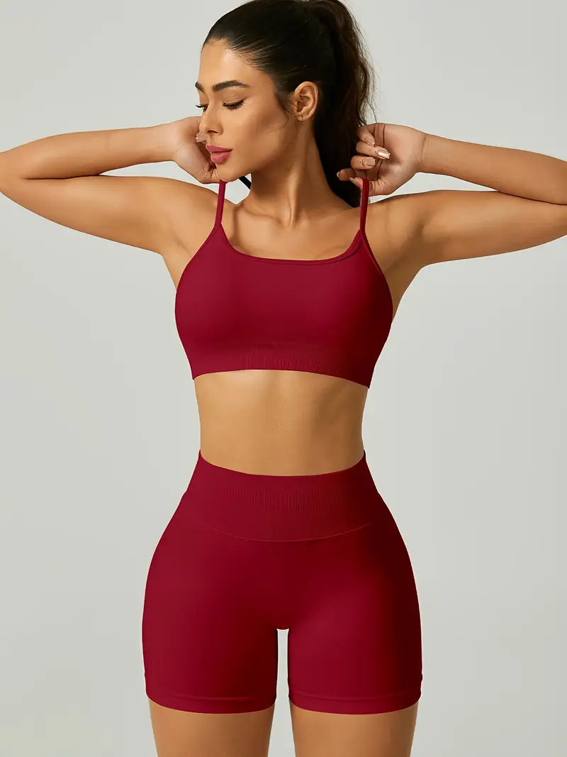 Women'S High-Waisted Fitness Shorts