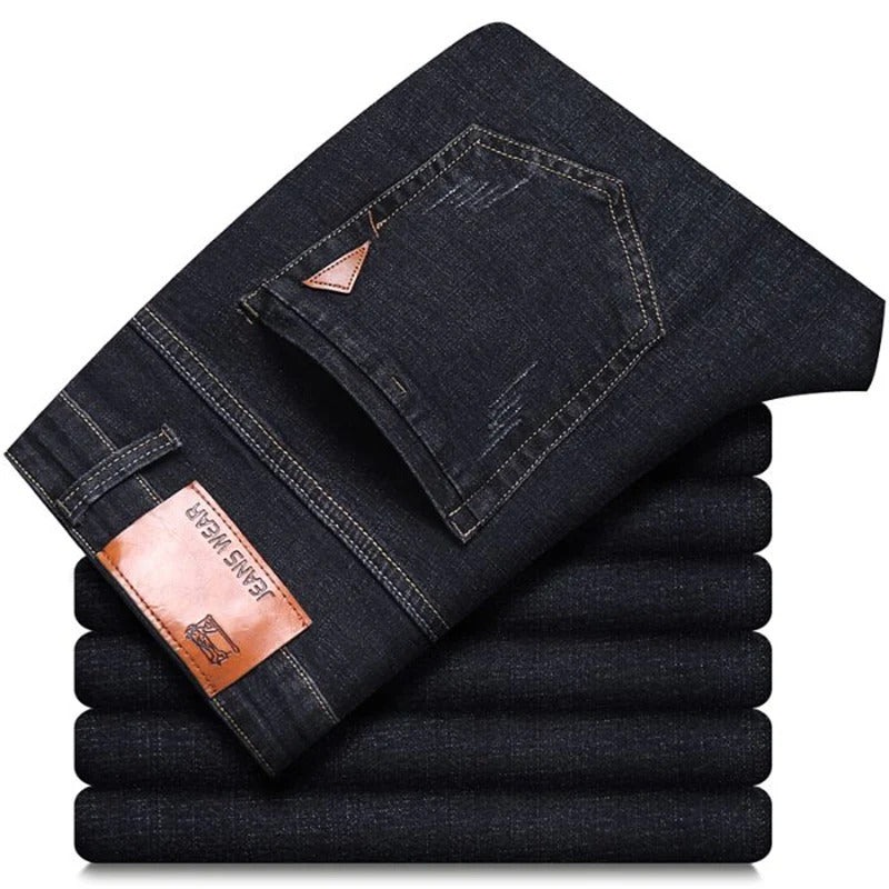 Men’s Stretch Loose Straight Jeans