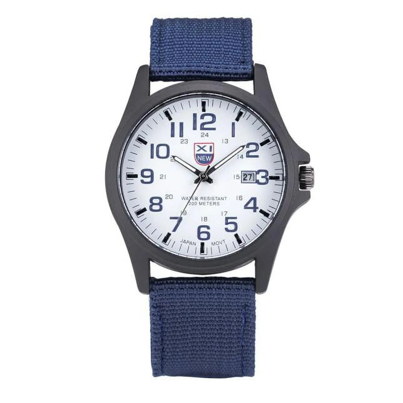TIHLMK Watches for Men Mens Date Stainless Steel Military Sports Analog Quartz Army Wrist Watch