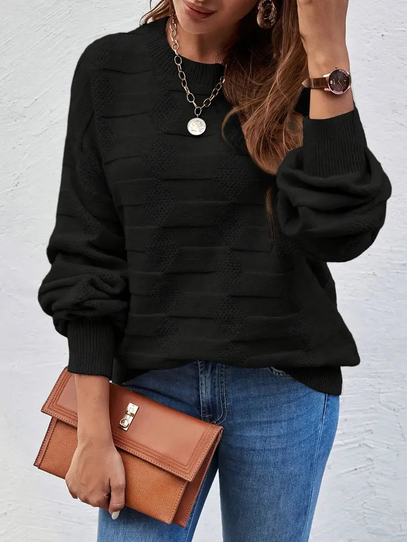 Women's Casual Crew Neck Sweater