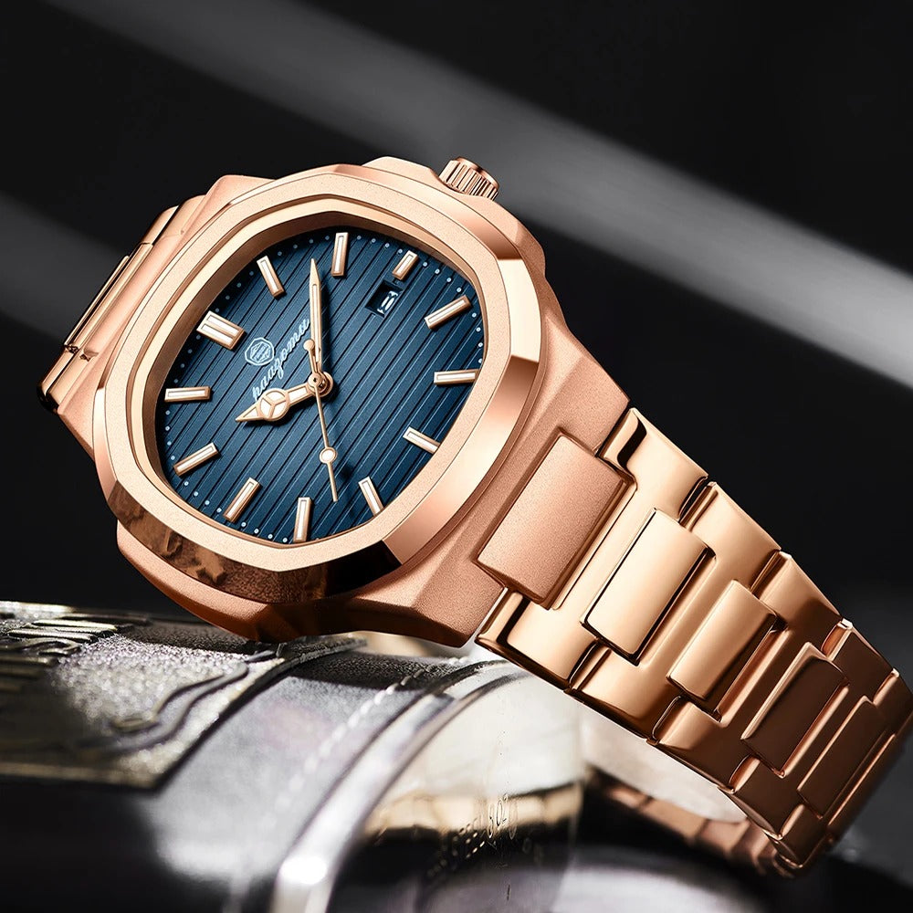 Casual Business Rose Gold Men's Watch