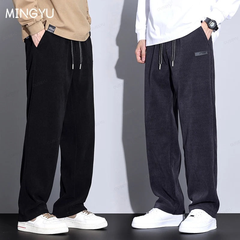 Men's Stretch Corduroy Jogger Trousers