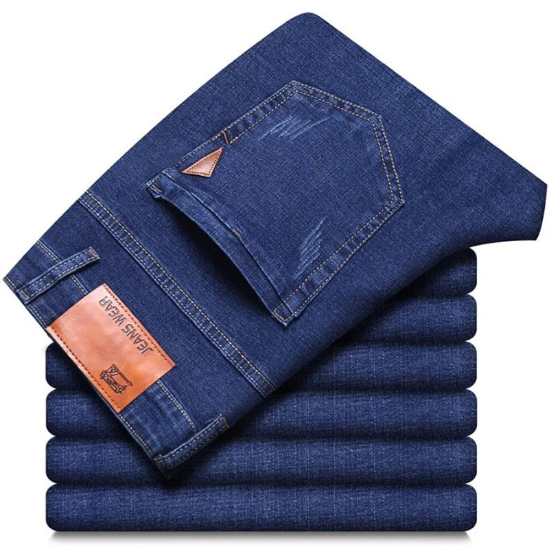 Men’s Stretch Loose Straight Jeans