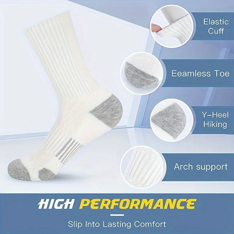 Men’s Outdoor Gym Grip Socks – 20 Pairs Black