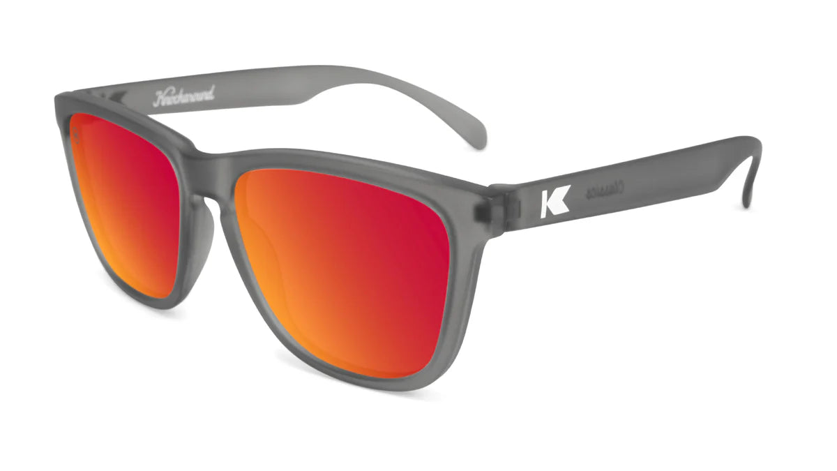 Frosted Grey / Red Sunset Classics Sunglass