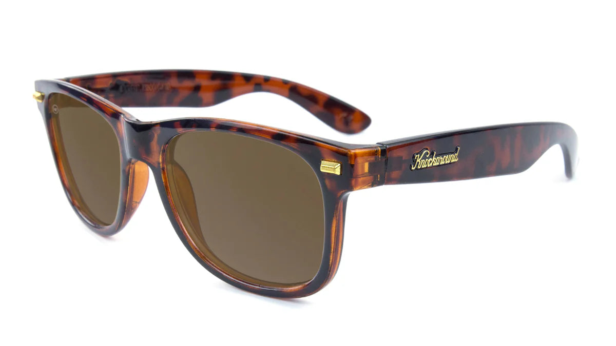 Men Glossy Tortoise Shell / Amber Fort Knocks Sunglass