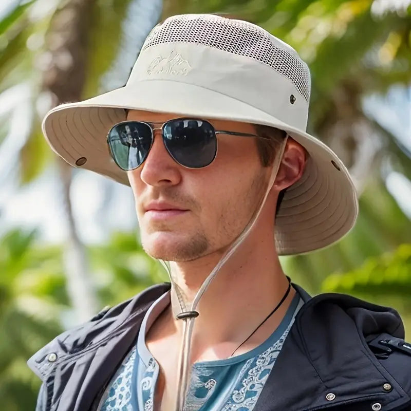 Men's Foldable Mesh Breathable Sun Hat