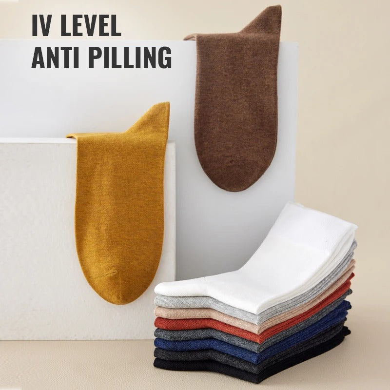 Men’s Cotton Long Crew Socks – 6 Pairs