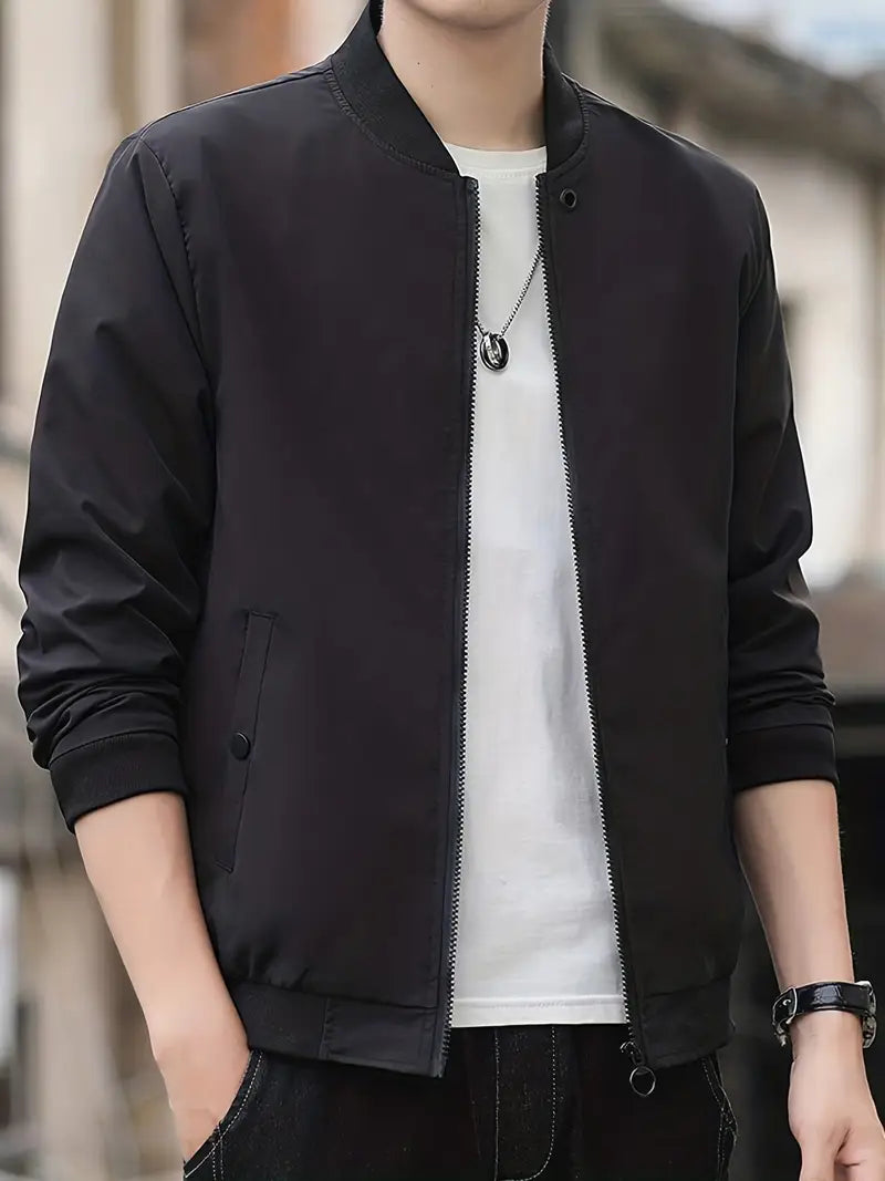 Men's Zip-up Regular Fit Jacket