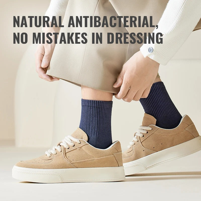 Men’s Long Cotton Socks – 5 Pairs