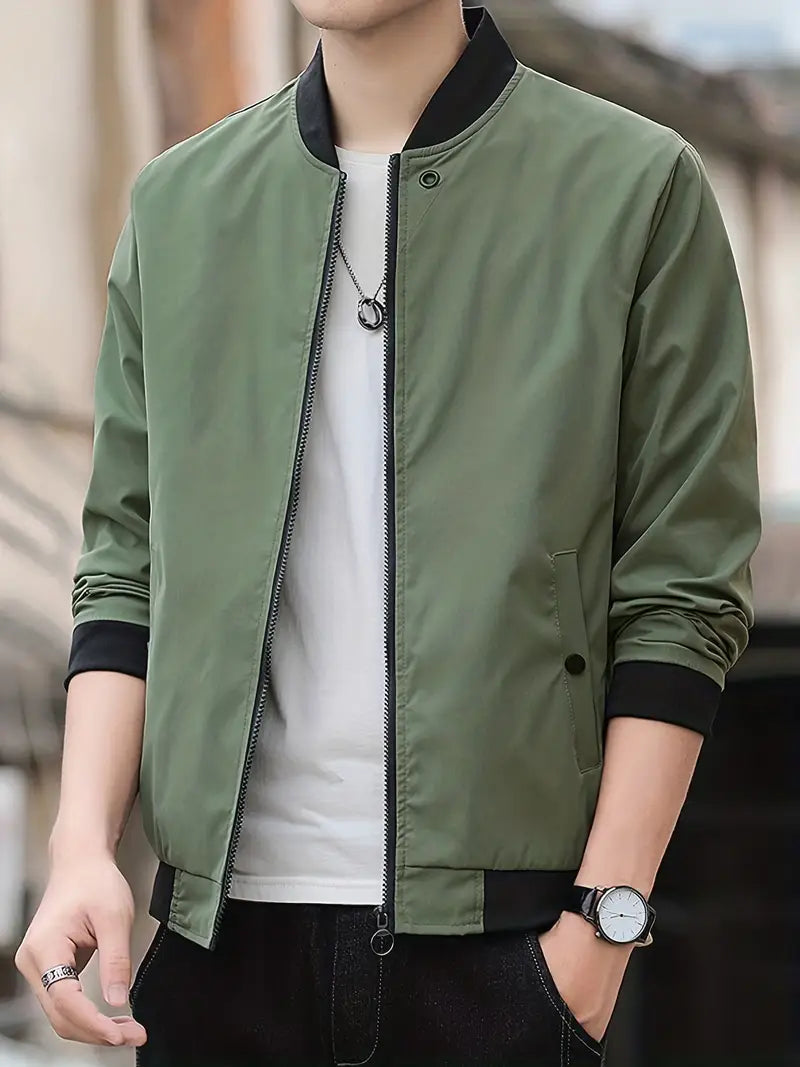 Men's Zip-up Regular Fit Jacket