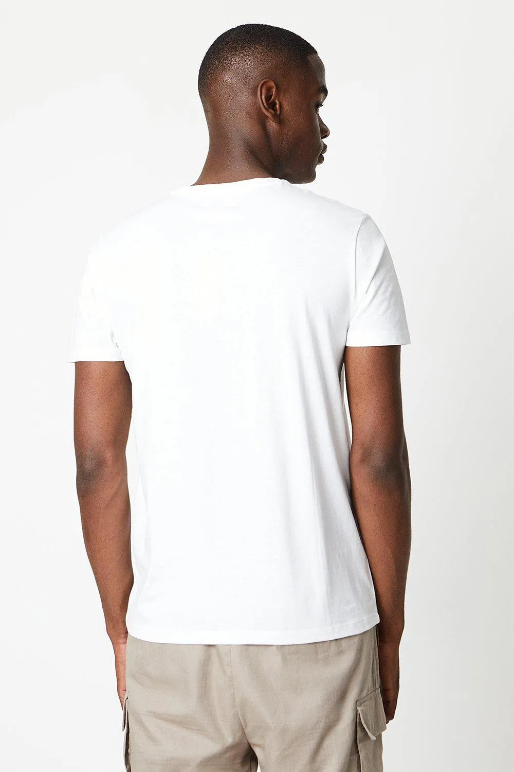 White Plain Crew Neck T-Shirt