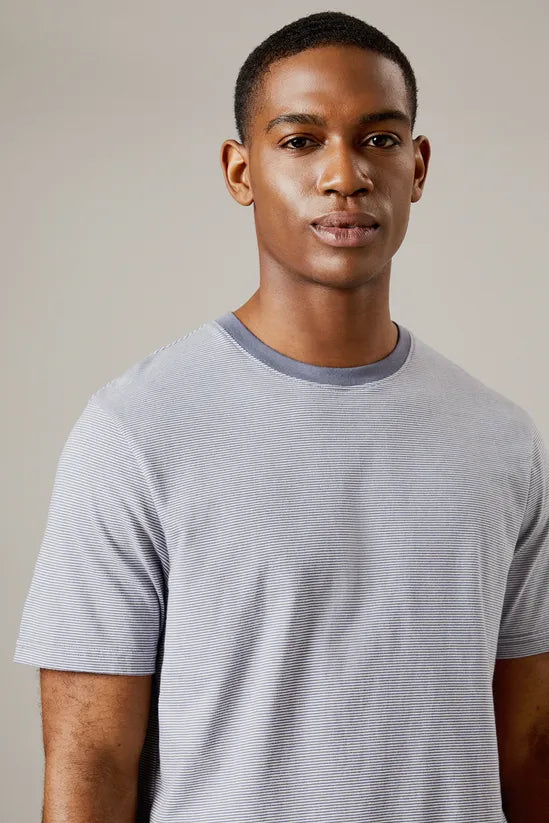 Blue Feeder Stripe T-Shirt
