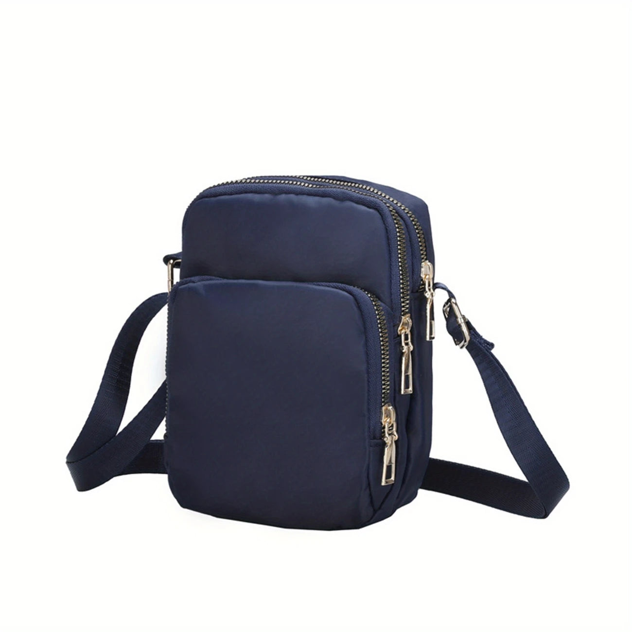 Small Crossbody Bags for Women Trendy Solid Color 3 Pockets Cute Cell Phone Bag