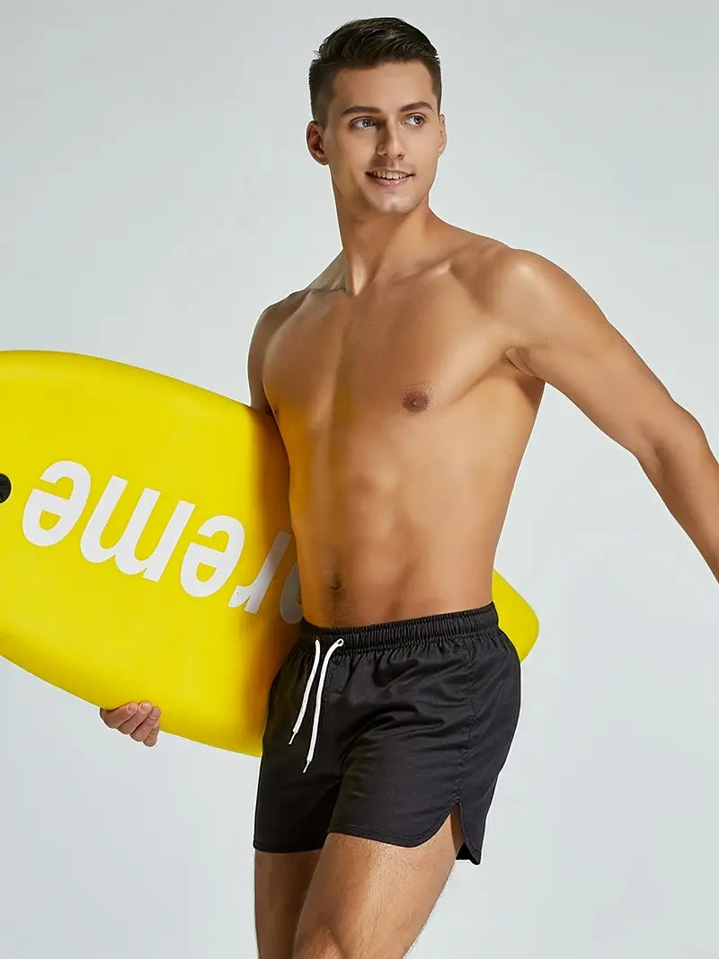 2-Pack Men's Quick-Dry Beach Shorts