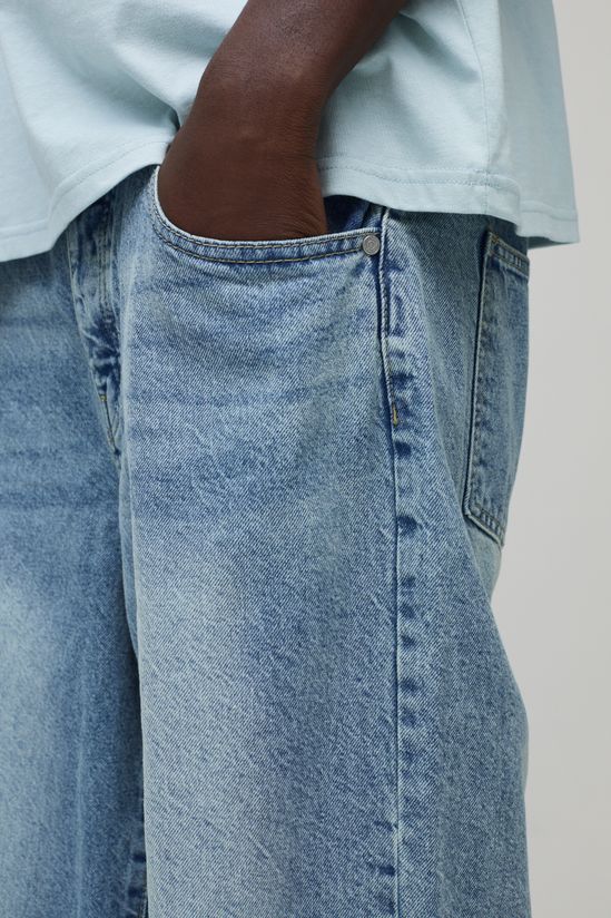 Baggy Rigid Washed Jeans