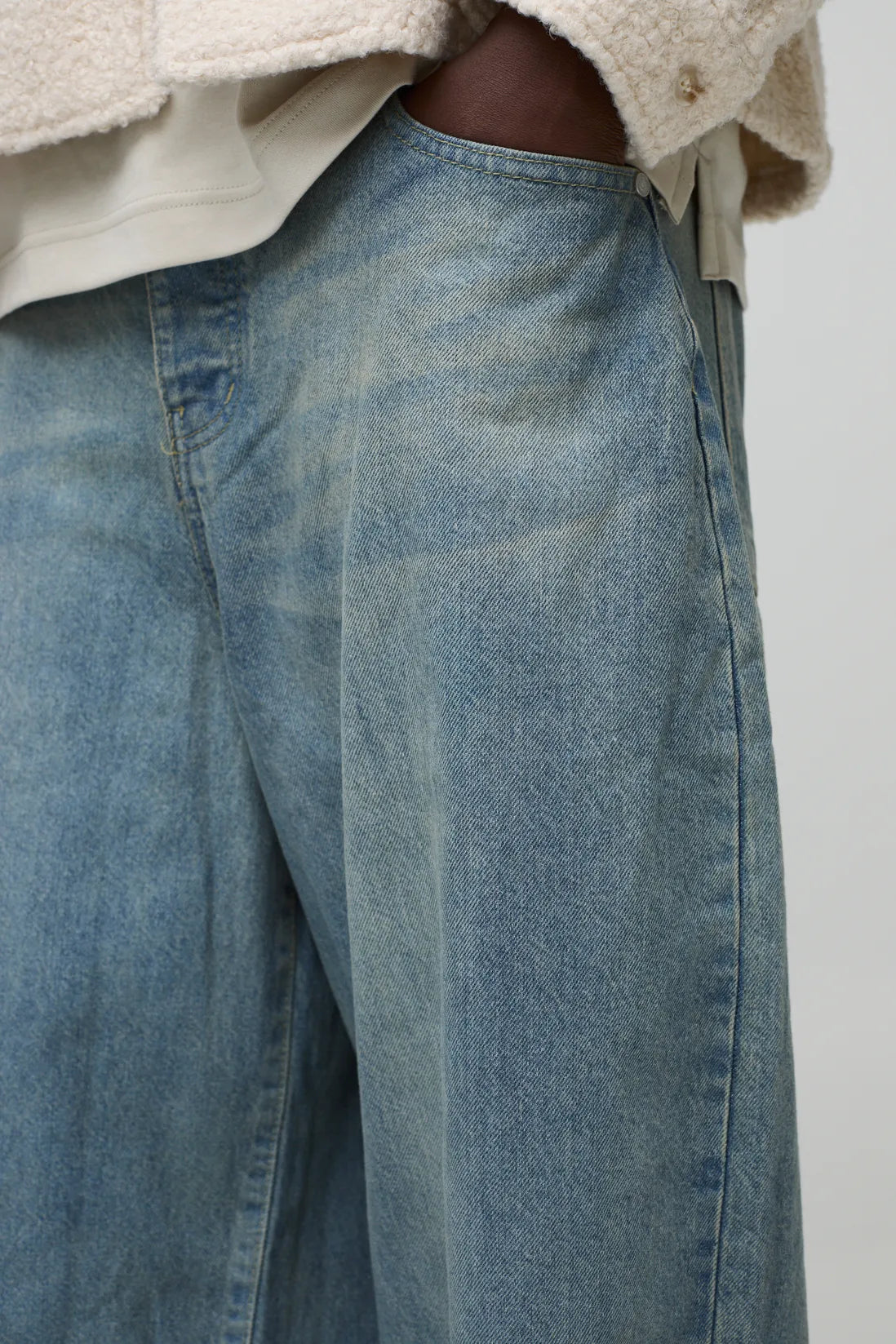 Denim Parachute Washed Jeans