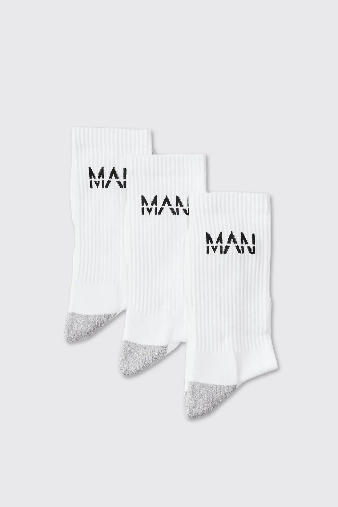 Man Active Cushioned Training Crew 3 Pack Socks