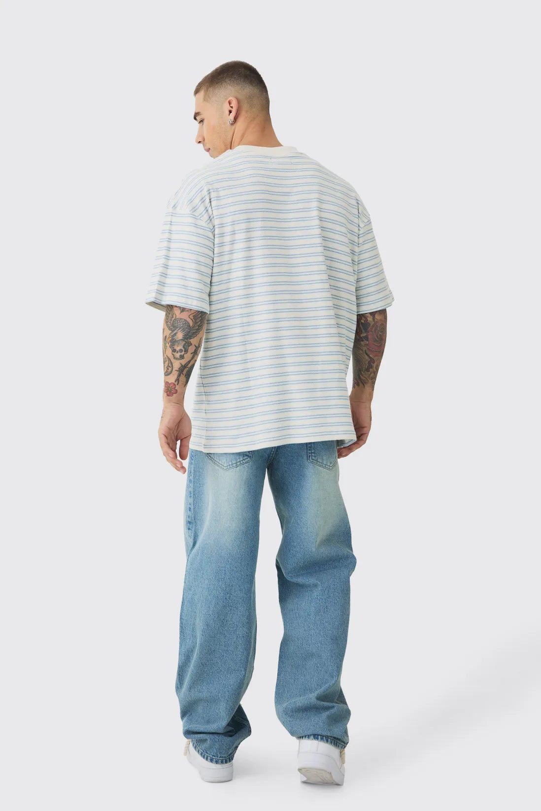 Baggy Rigid Washed Jeans