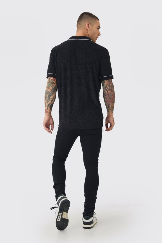 Super Skinny Stretch Jean In True Black