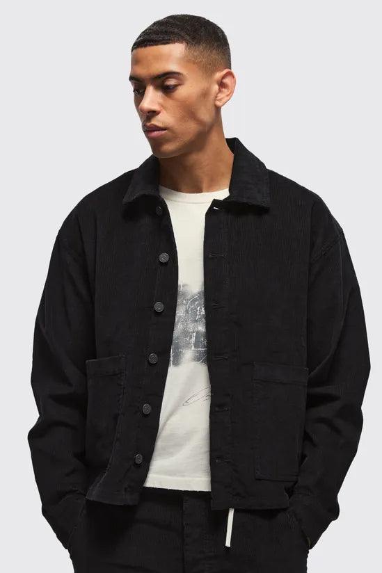Boxy Cord Jacket