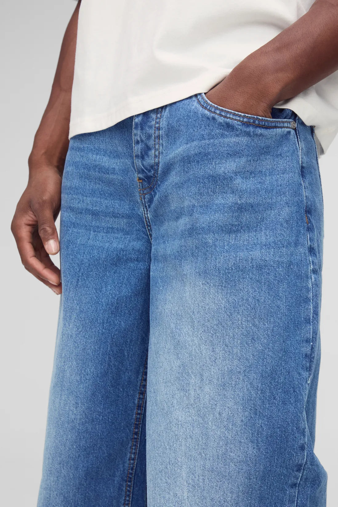 Baggy Rigid Jean in Light Blue